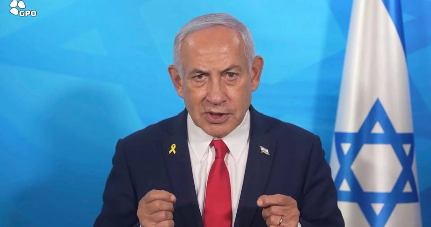 以色列總理納坦雅胡（Benjamin Netanyahu）。（圖／達志／美聯社）
