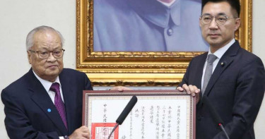 江啟臣就職國民黨黨主席 宣示挺韓度過罷韓危機