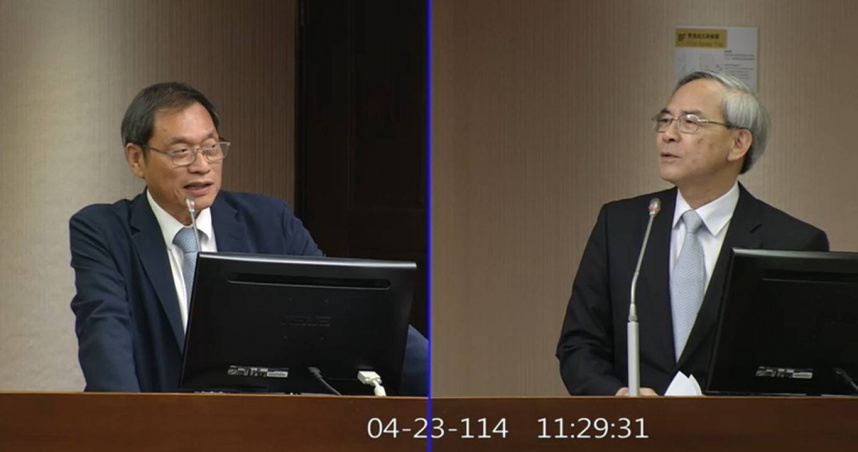 立委蘇清泉在衛環委員會質詢財政部次長阮清華時指出，政府計劃漲菸稅和菸捐恐淪為欺壓台灣的勞動階級。（圖／翻攝自國會頻道）