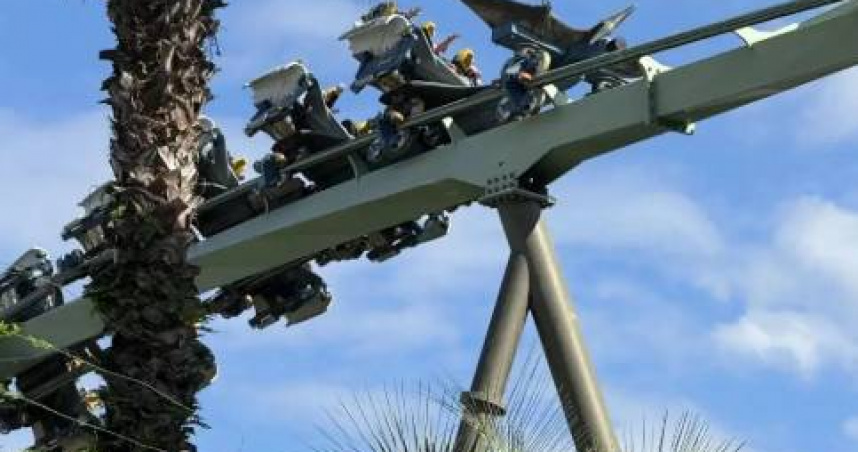 男子在日本大阪環球影城搭乘雲霄飛車後意外排出腎結石，醫師提醒此為極低機率事件，切勿仿效。（圖／翻攝自微博，羊城晚報微信公眾號）