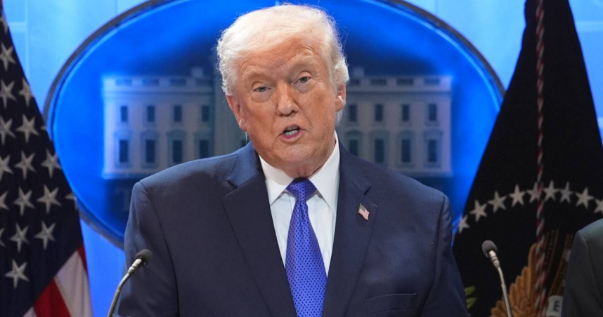 美國總統川普。（圖／達志／美聯社）