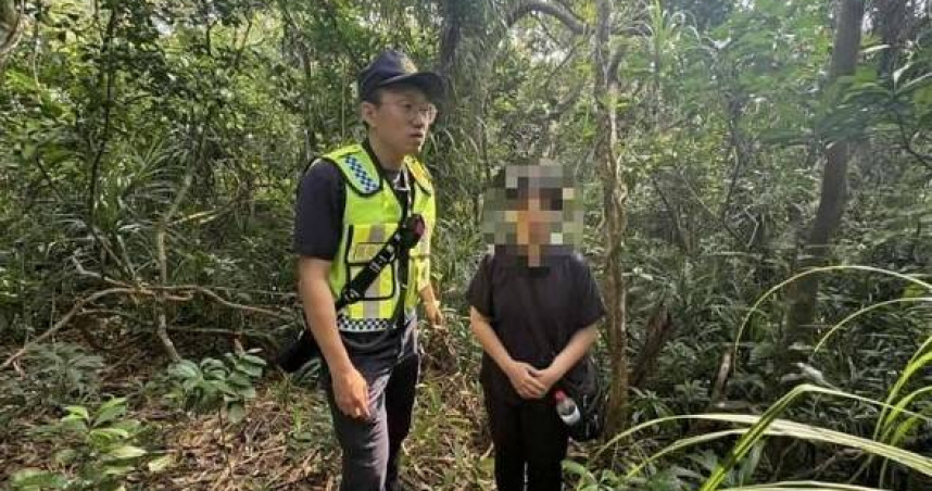 女子勇闖蘭嶼大天池失聯，警消地毯搜索驚險救回。（圖／翻攝畫面）