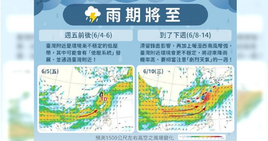 台灣近期天氣晴朗炎熱，這樣的好天氣即將變天。（圖／翻攝報天氣 - 中央氣象署臉書）