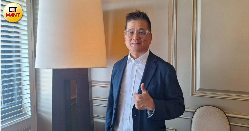 冠星主要業務為棉混紡針織布，最大客戶為Adidas占營收3~4成。圖為董事長林錦茂。（圖／林榮芳攝）