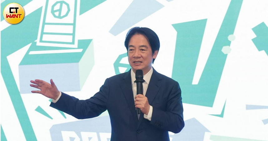 賴清德出席民進黨創黨40週年聯誼餐敘。（圖／黃耀徵攝）