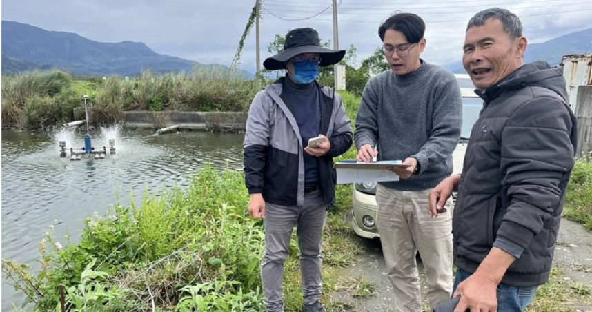 花蓮縣玉里鎮吳郭魚養殖魚塭因近日天氣溫差大發生寒害，經縣府勘災發現受害面積近4公頃，死亡率達20％，初估災損金額約200萬元。（圖／花蓮縣政府提供）