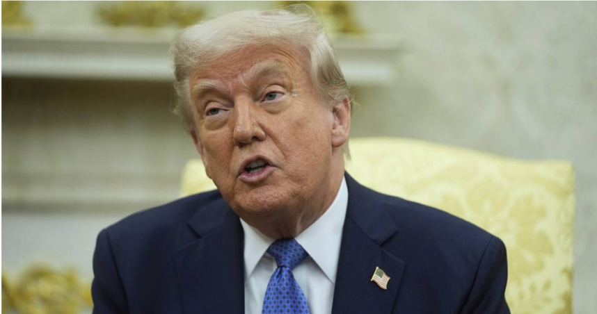 美國總統川普。（圖／達志／美聯社）