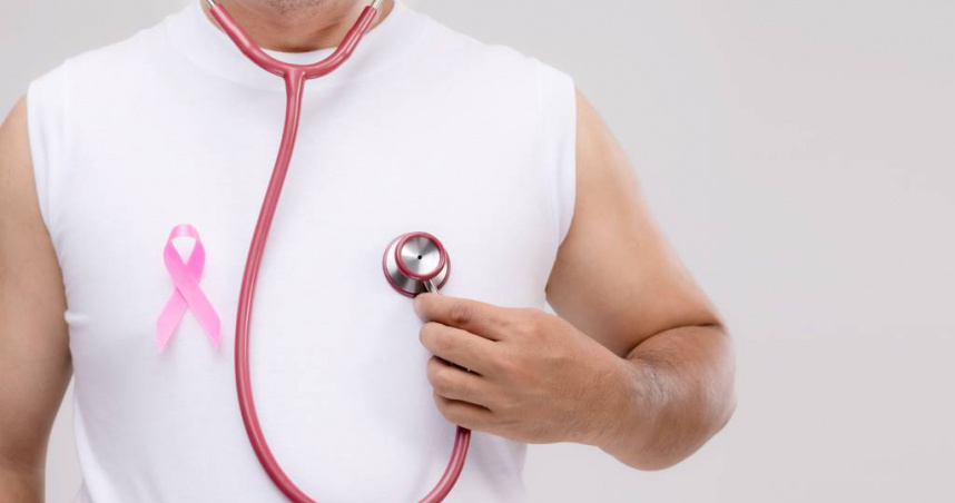胸部有腫塊以為是痘痘，6旬男乳頭流血確診乳癌。（示意圖／shutterstock／達志）