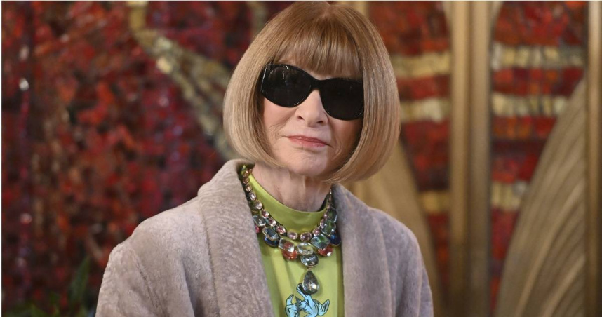 長期擔任《Vogue》美國版主編的安娜溫圖（Anna Wintour）。（圖／達志／美聯社）