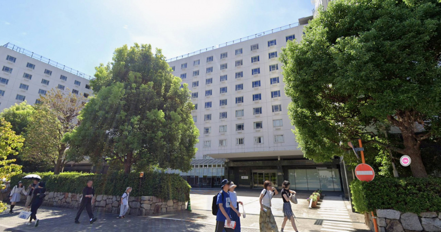 京都一 處飯店因為行動電源的關係發生火災。（圖／翻攝自Google地圖）