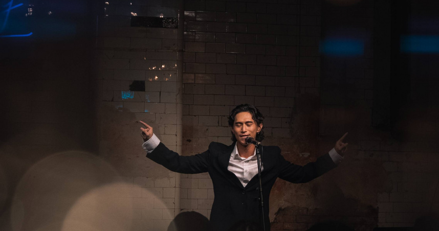 柏霖首度到香港演出。（圖／索尼音樂提供）