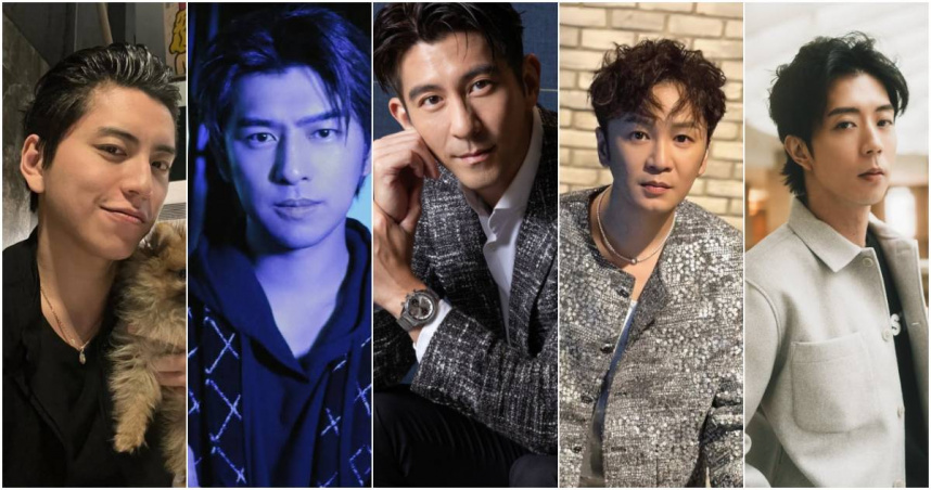 新北檢偵辦藝人閃兵案持續擴大，於21日發動第3波搜索行動，拘提了修杰楷、陳柏霖、Energy書偉、「棒棒堂」小杰等4人到案說明。四人委託閃兵價碼也隨之曝光。（圖／翻攝IG／taluwang、chenbolin、lefthere036、shuwei11041104、jaydaone111）