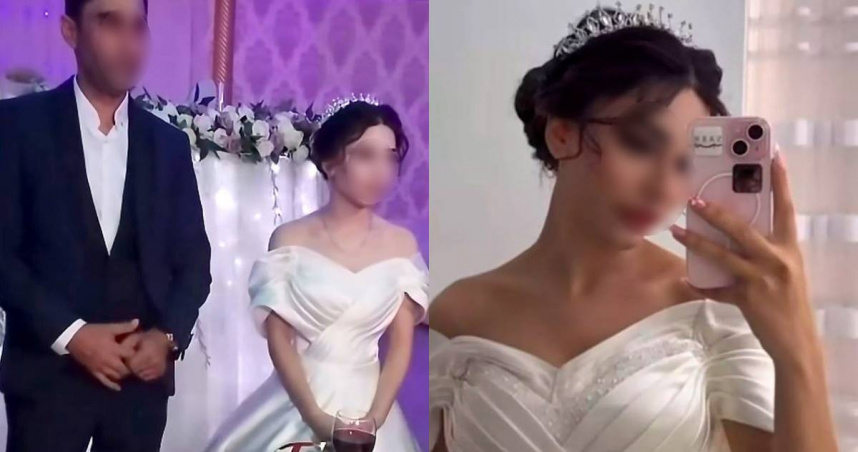 亞塞拜然一名新娘無法忍受遭婆家羞辱，選擇走上絕路。（圖／翻攝自X／@instablog9ja）