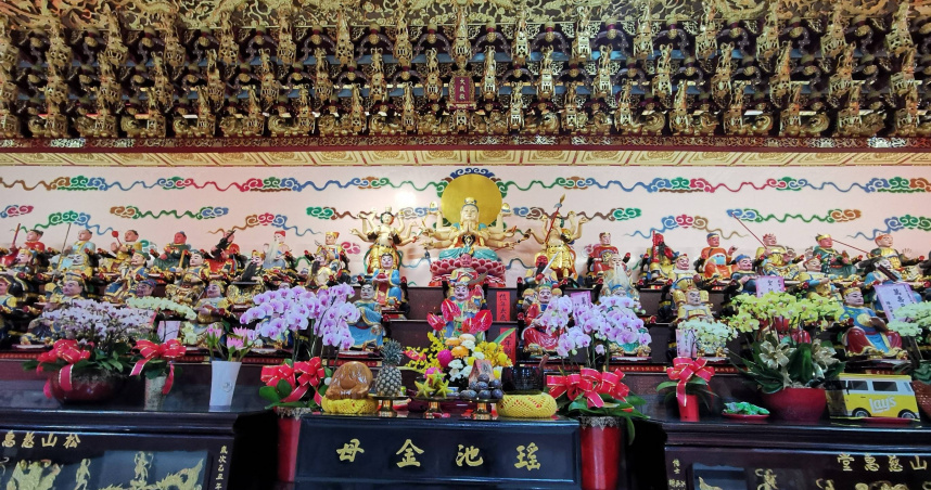 台北松山慈惠堂斗姥太歲殿。（圖／楊登嵙提供）