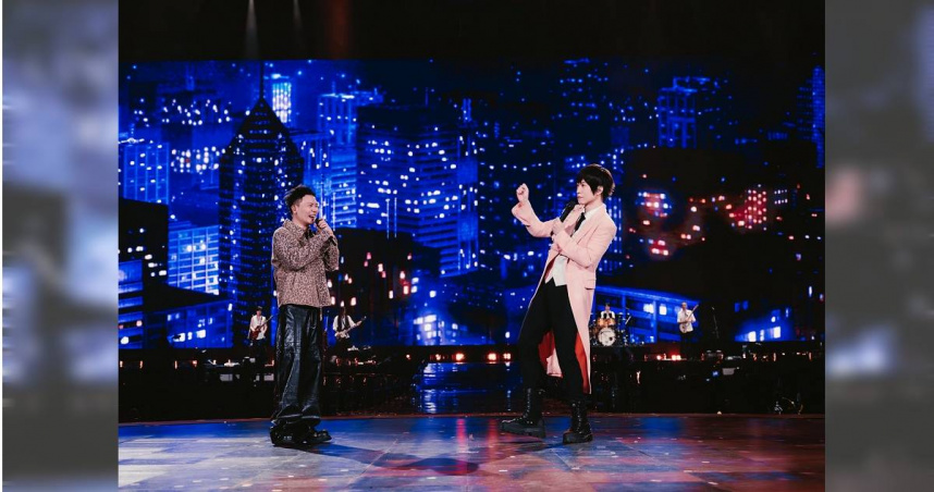 蕭秉治每次與五月天同台都很緊張。（圖／相信音樂提供）