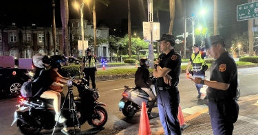 中正一分局日前執行擴大臨檢，並進行毒駕攔查，守護市民安全。（圖／翻攝畫面）