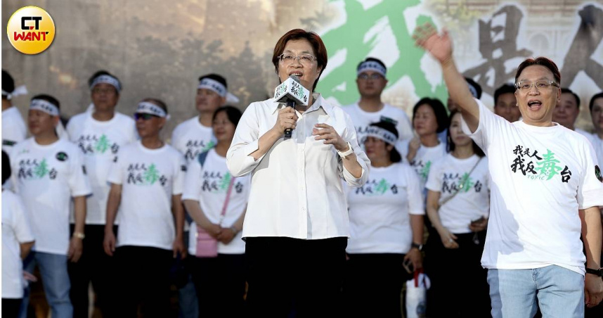 彰化縣長王惠美近期屢次與國民黨主席鄭麗文錯身，也讓藍營地方整合情況備受關注。（圖／侯世駿攝）