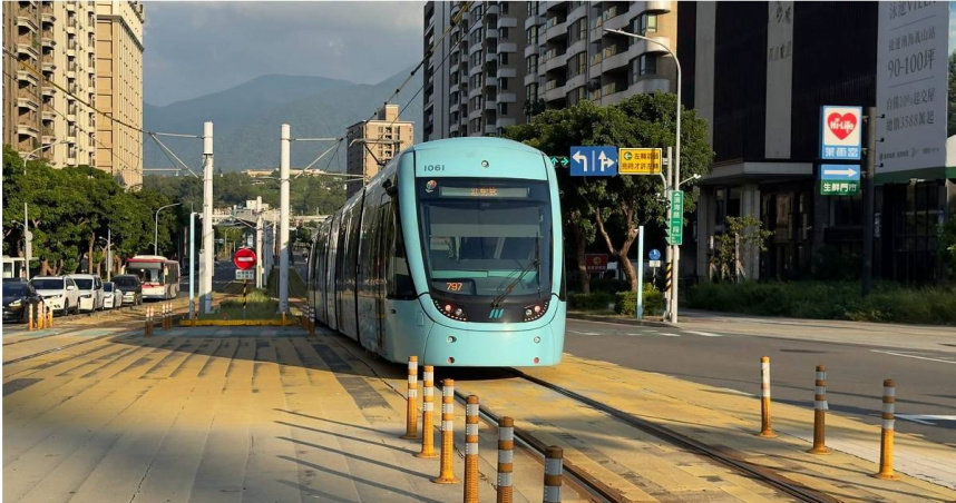 淡海輕軌原提報預算遭中央全數刪減、不予核列。（圖／翻攝自新北捷運局臉書）