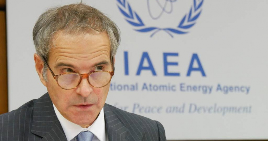 聯合國國際原子能總署(IAEA)署長葛羅西(Rafael Grossi)。(圖/美聯社/達志)
