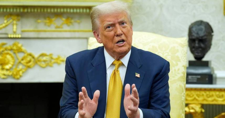 美國總統川普30日簽署一系列行政命令，對巴西及特定銅產品徵收高達50%的關稅。（圖／美聯社／達志）