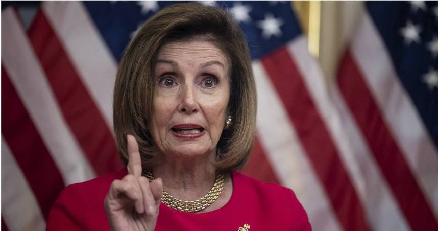 裴洛西。（圖／達志／美聯社）