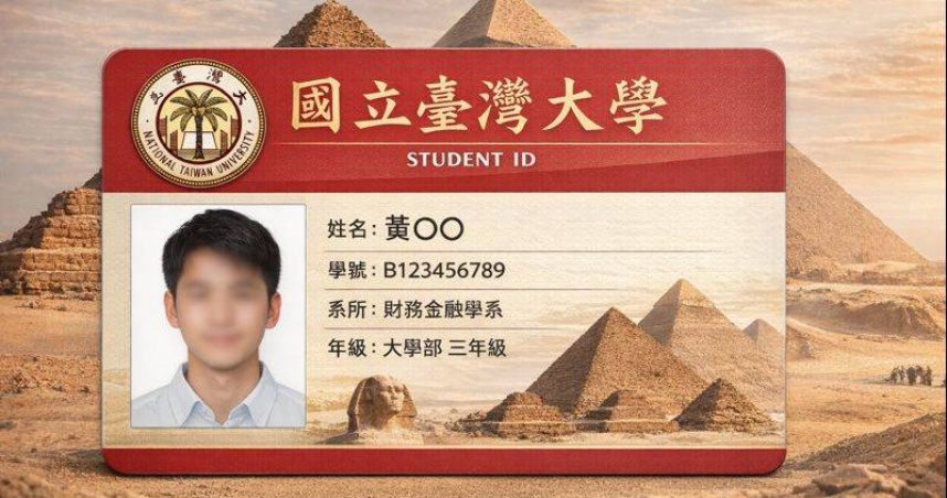 台大生在埃及掉了學生證，竟被國人撿到。（圖／AI示意圖）