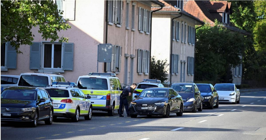 瑞士北部城市阿勞發生嚴重槍擊案，目前已造成一名22歲女子身亡，警方正全力追捕槍手。（圖／達志／路透社）