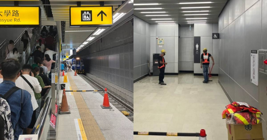 台鐵台南地下車站今（17日）正式啟用，未料通車首日狀況頻傳，不僅傳出跳電導致列車延誤，第二月台電梯也發生故障。（圖／翻攝自臉書，台南式 Tainan Style﻿）