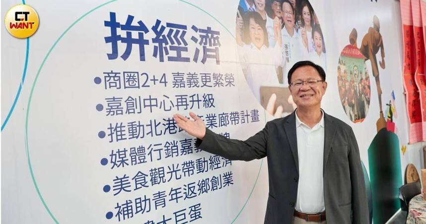 藍白共推張啓楷接棒嘉義市長。（圖／黃耀徵攝）