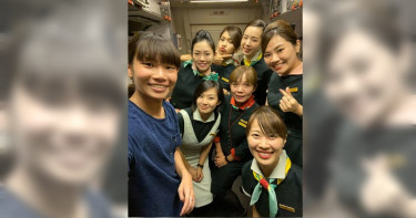「世界球后」戴資穎貼出空服員合照 傳航空公司因此改規定