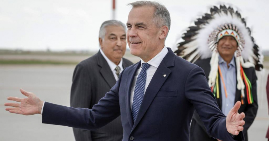 加拿大新任總理卡尼。（圖／達志／美聯社）