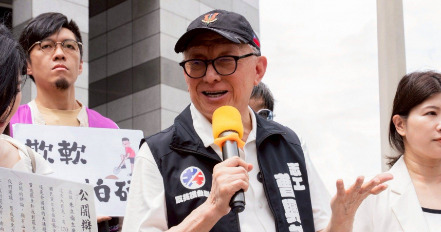 曹興誠勸罷團放下823罷免。（圖／翻攝自臉書＠babujushi）