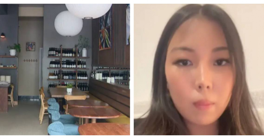 Karla稱在Kis Cafe遭遇羞辱後情緒潰堤，影片引發大批網友共鳴聲援。（圖／翻攝自FOX 、TikTok）