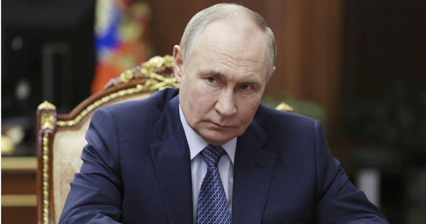 俄羅斯總統普丁。（圖／達志／美聯社）