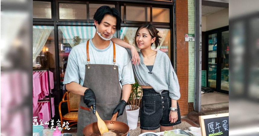 連晨翔、方志友飾演江氏兄妹，戲裡戲外默契佳。（圖／TVBS提供）