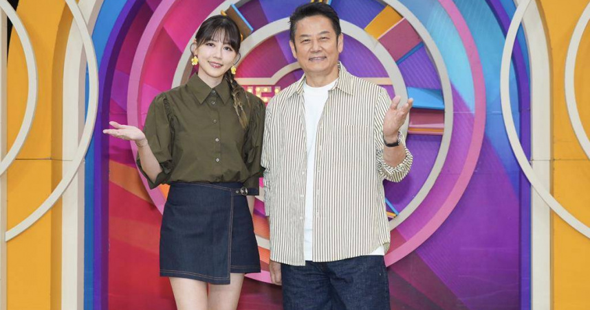 徐乃麟（右）、嚴立婷分享近況。（圖／報系資料照）