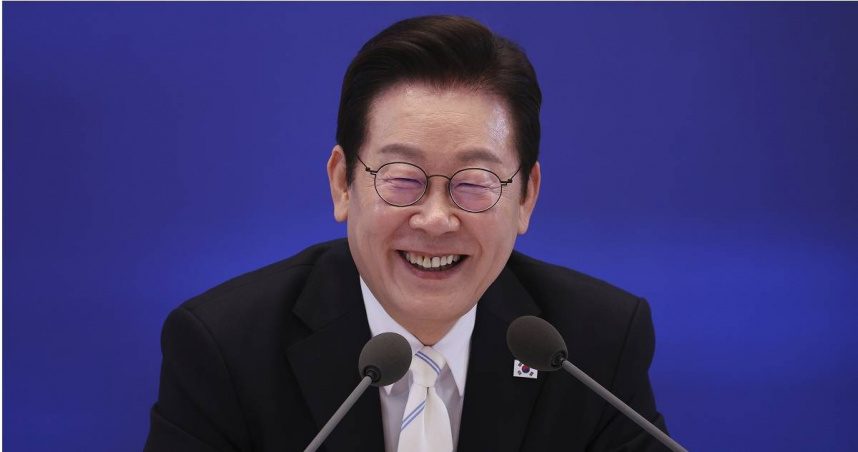 南韓總統李在明。（圖／達志／美聯社）