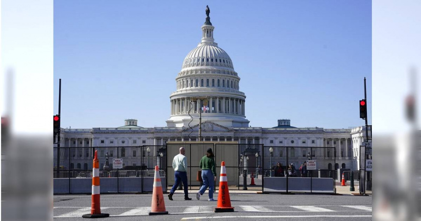 美國國會山莊。（圖／達志／美聯社）