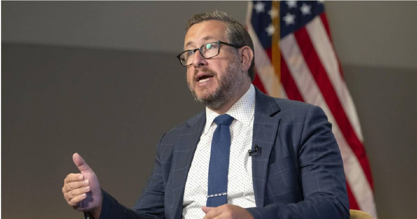 美國公民及移民服務局（USCIS）局長埃德洛（Joseph Edlow）。（圖／達志／美聯社）