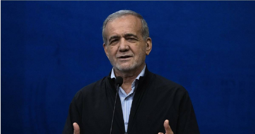 伊朗總統佩澤希齊揚（Masoud Pezeshkian）。（圖／達志／美聯社）