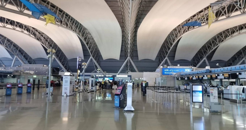 關西機場因遺失美工刀，要求旅客重新安檢而延誤、取消班機。（圖／翻攝Google Maps）