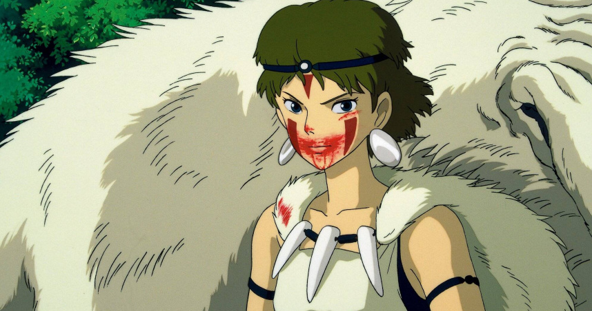 吉卜力經典動畫《魔法公主》獲譽「宮﨑駿顛峰代表作」。（圖／甲上娛樂提供）