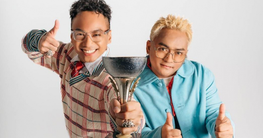 由杜家慶、杜紹穎組成的原住民開心男團「黑旋風」，推出全新創作專輯《Just 杜 it》。（圖／壹貳叁玖娛樂有限公司提供）