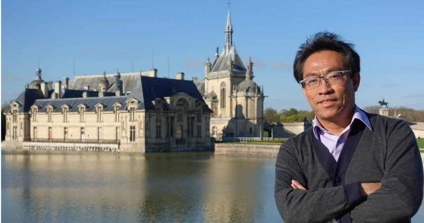 台南豪宅王、上曜建設董事長張祐銘分享，百年前台南市區的街道設計，特別參考了巴黎的「放射狀道路」與「圓環系統」，因此法國巴黎對他來說倍感親切。（圖／張祐銘提供）