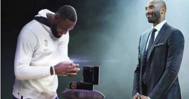 詹皇收冠軍戒感想 發文致敬KOBE:好想念你