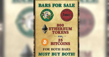 不收美金!紐約2酒吧求售 開價「25個」比特幣