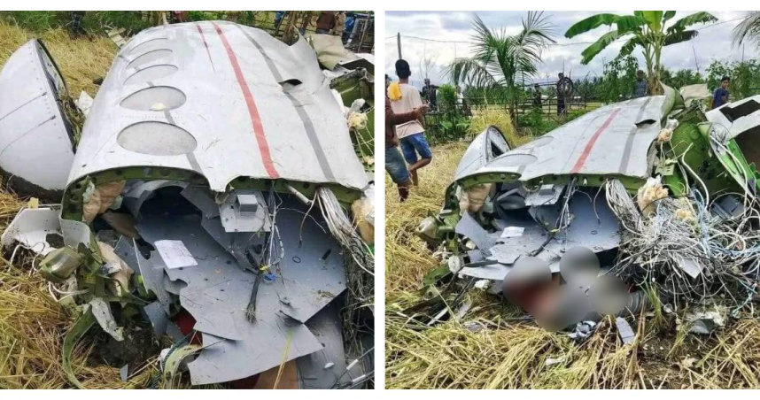 菲律賓一架私人飛機6日下午兩點半左右墜毀，機上4人全部罹難。（圖／翻攝自X）