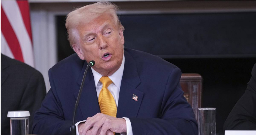 美國總統川普。（圖／達志／美聯社）