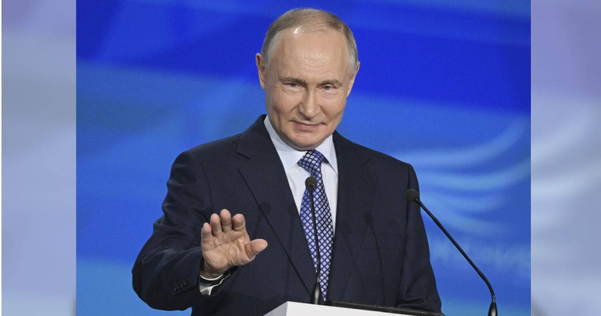 在官方紀錄上，俄羅斯總統普丁僅有2名女兒，不過他在2024年爆出與情婦生下2名兒子。且長子的照片近日遭到曝光。（圖／達志／美聯社）