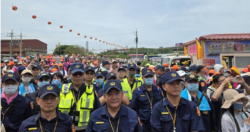 苗栗縣通霄鎮拱天宮白沙屯媽祖進香活動邁入返程階段，媽祖婆9日上午10時47分進入台中市梧棲區，並於在地永元宮停駕休息，待下午1時起駕。（圖／民眾提供）